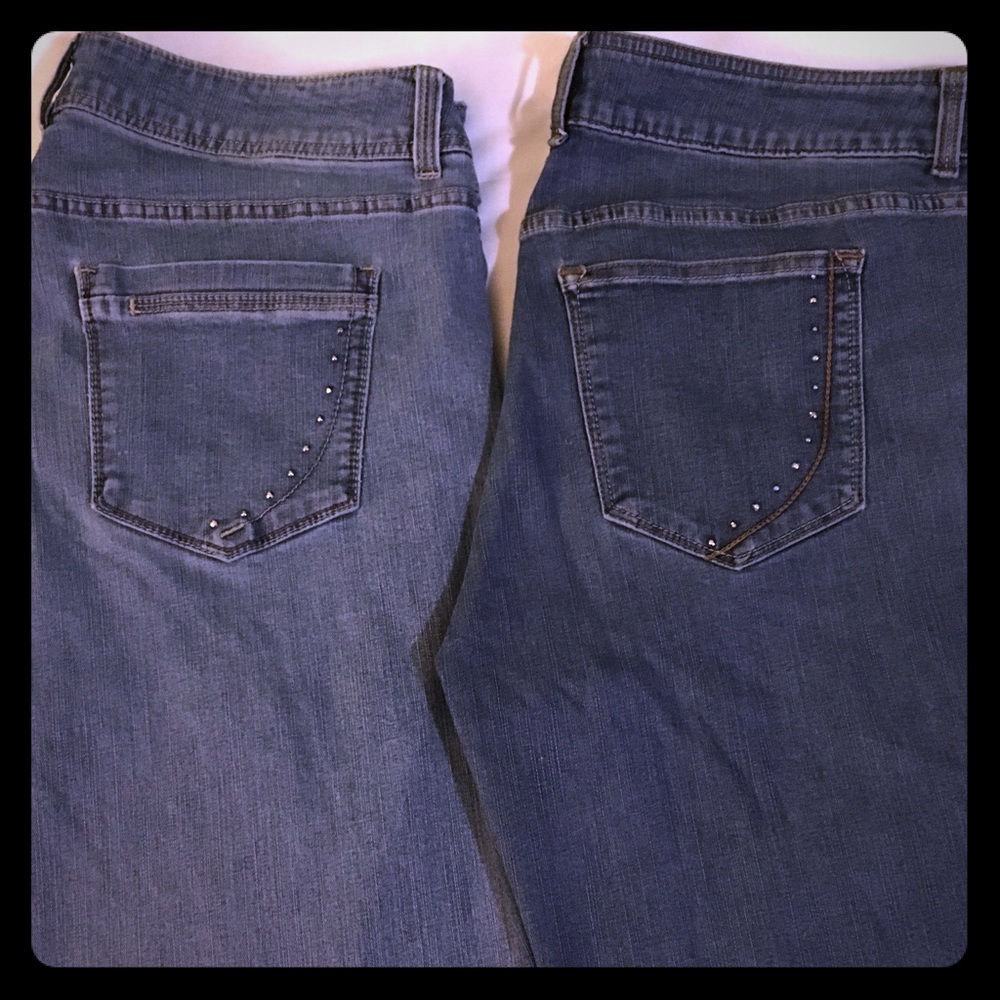 2 pair of size 18 Lee Riders